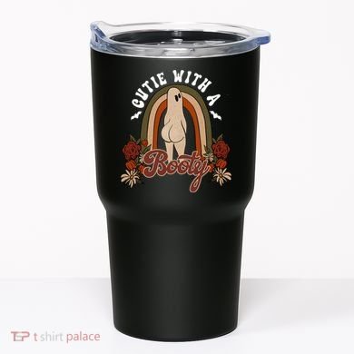 Cutie With A Booty Funny Halloween Fall Tumbler