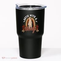 Cutie With A Booty Funny Halloween Fall Tumbler thumb 0