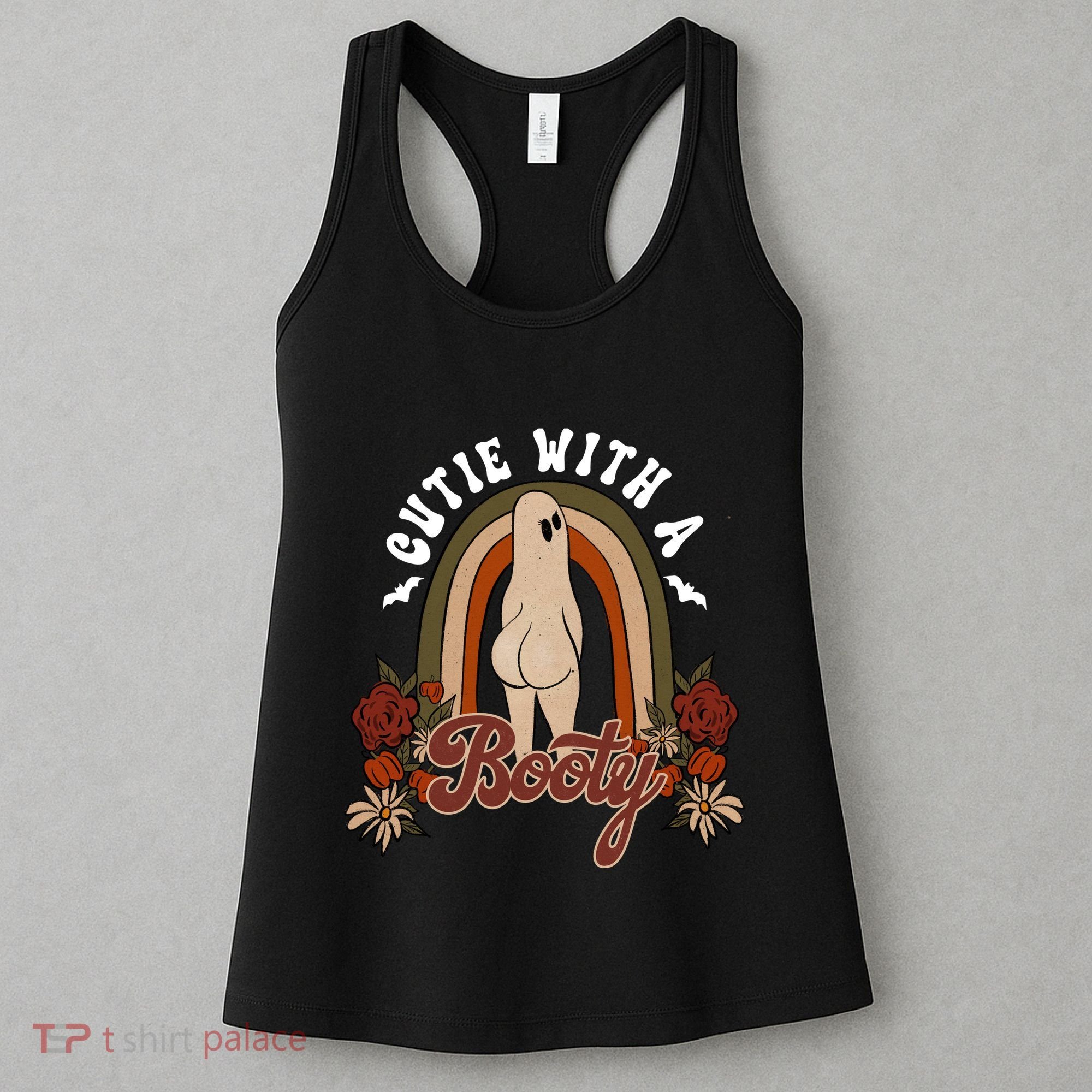 Cutie With A Booty Funny Halloween Fall Women's Tank Top