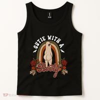 Cutie With A Booty Funny Halloween Fall Tank Top thumb 2