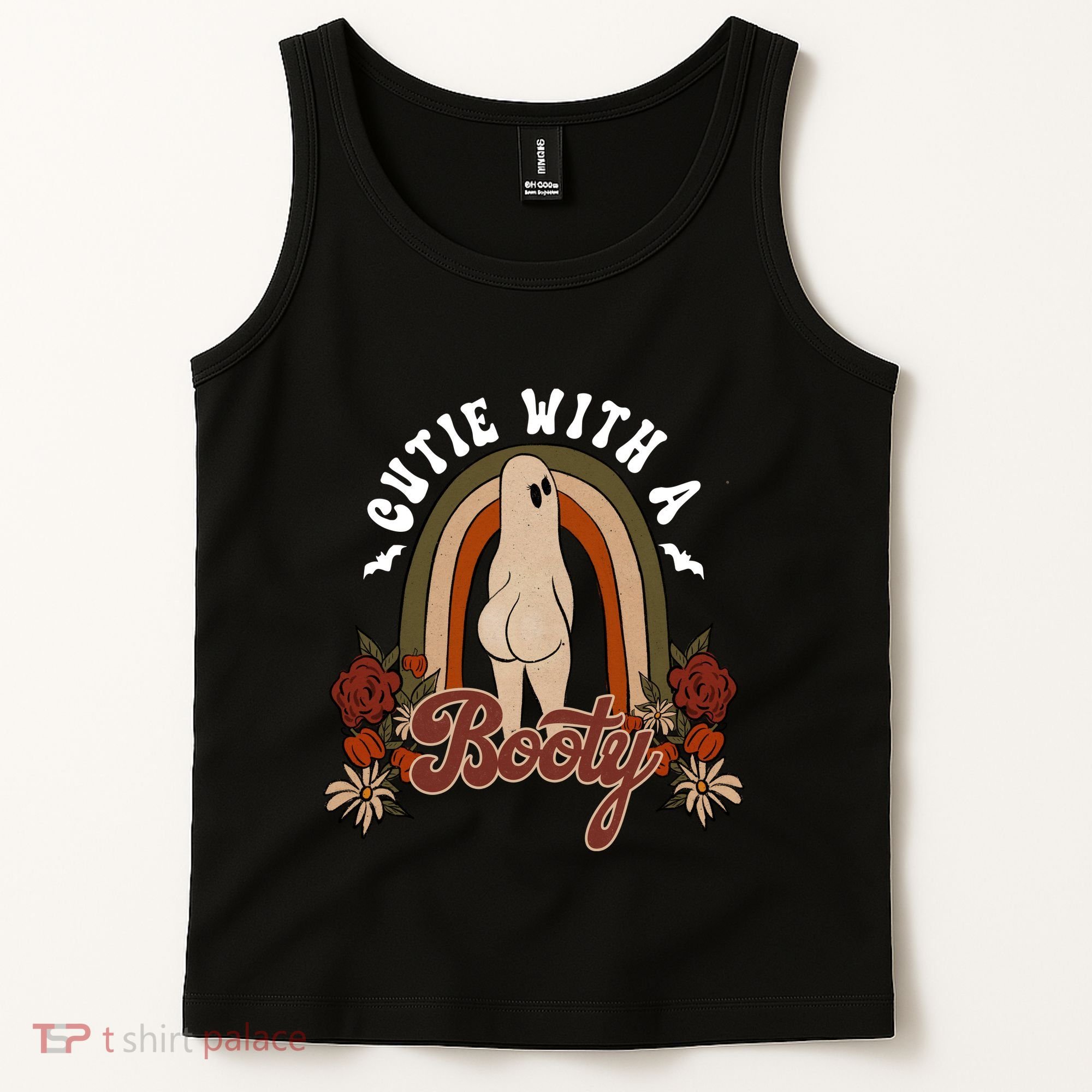 Cutie With A Booty Funny Halloween Fall Tank Top