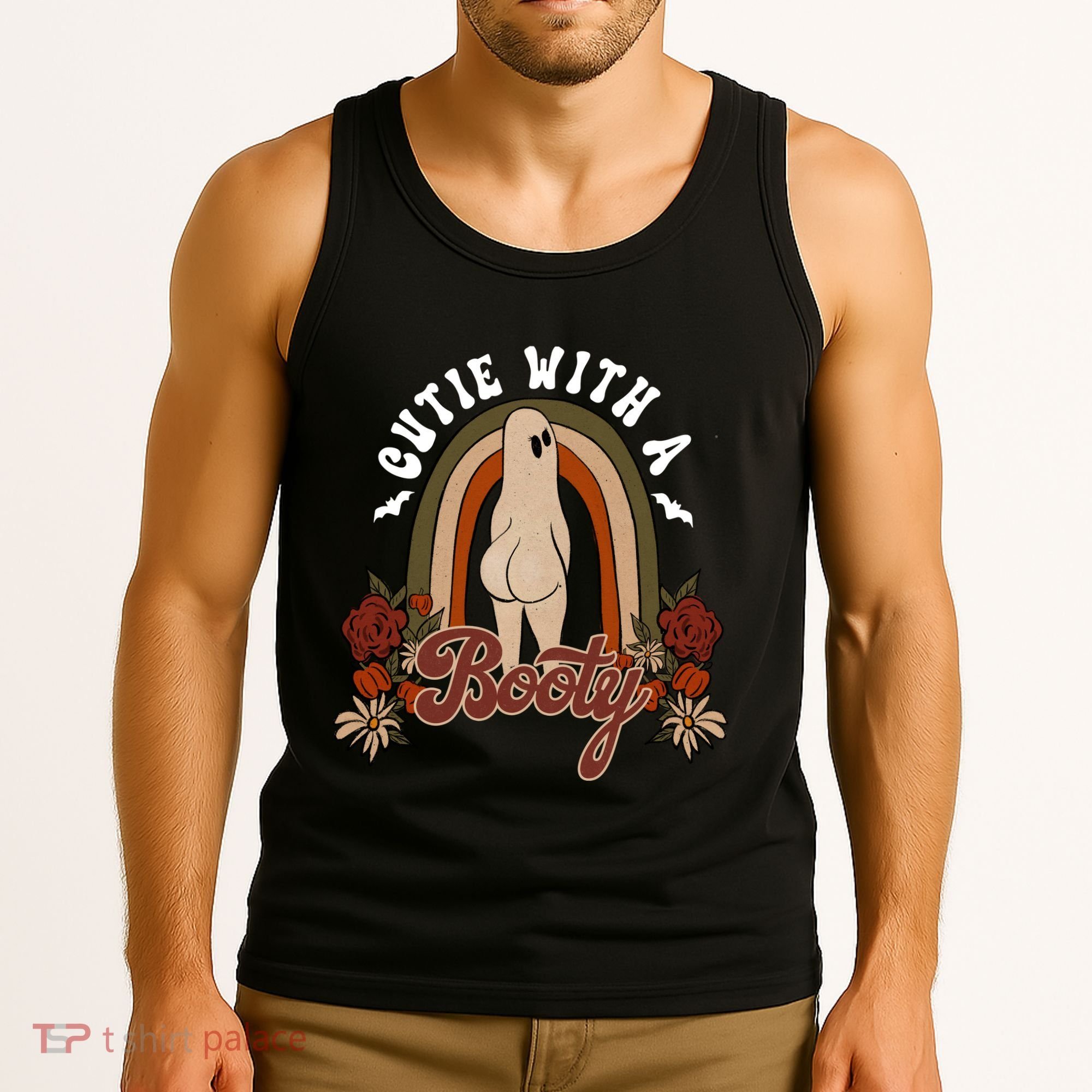 Cutie With A Booty Funny Halloween Fall Tank Top