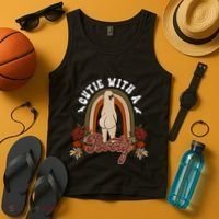 Cutie With A Booty Funny Halloween Fall Tank Top thumb 4