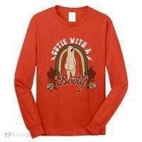 Cutie With A Booty Funny Halloween Fall Long Sleeve Shirt thumb 0