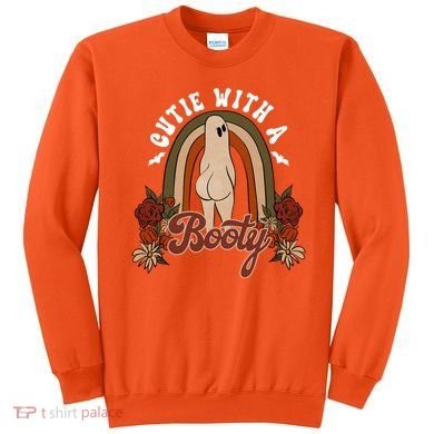 Cutie With A Booty Funny Halloween Fall Sweatshirt