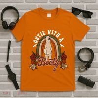 Cutie With A Booty Funny Halloween Fall T-Shirt thumb 5