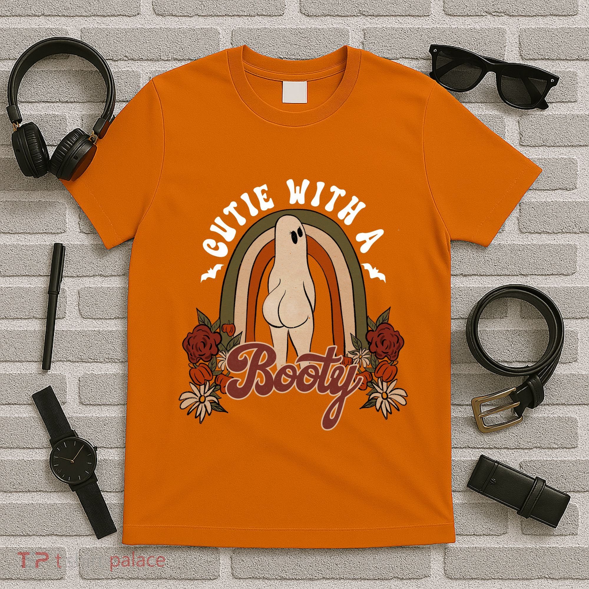Cutie With A Booty Funny Halloween Fall T-Shirt