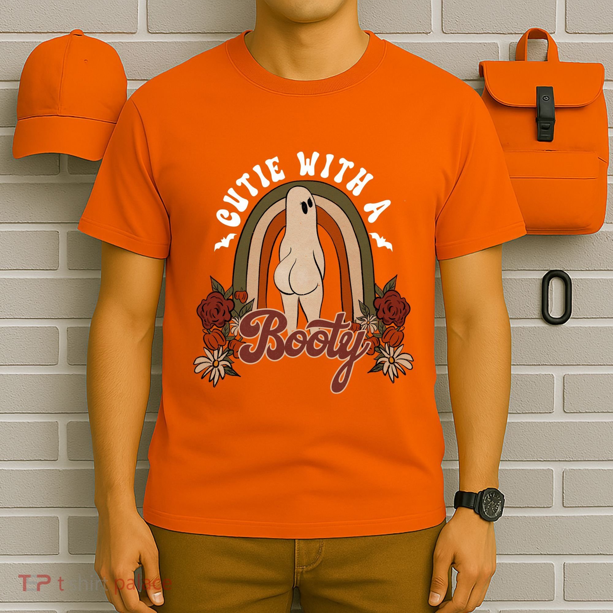 Cutie With A Booty Funny Halloween Fall T-Shirt