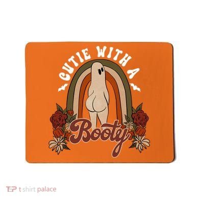 Cutie With A Booty Funny Halloween Fall Mousepad