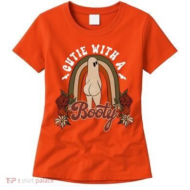 Cutie With A Booty Funny Halloween Fall Women's T-Shirt