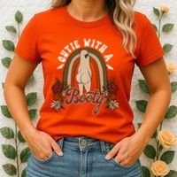 Cutie With A Booty Funny Halloween Fall Women's T-Shirt thumb 2