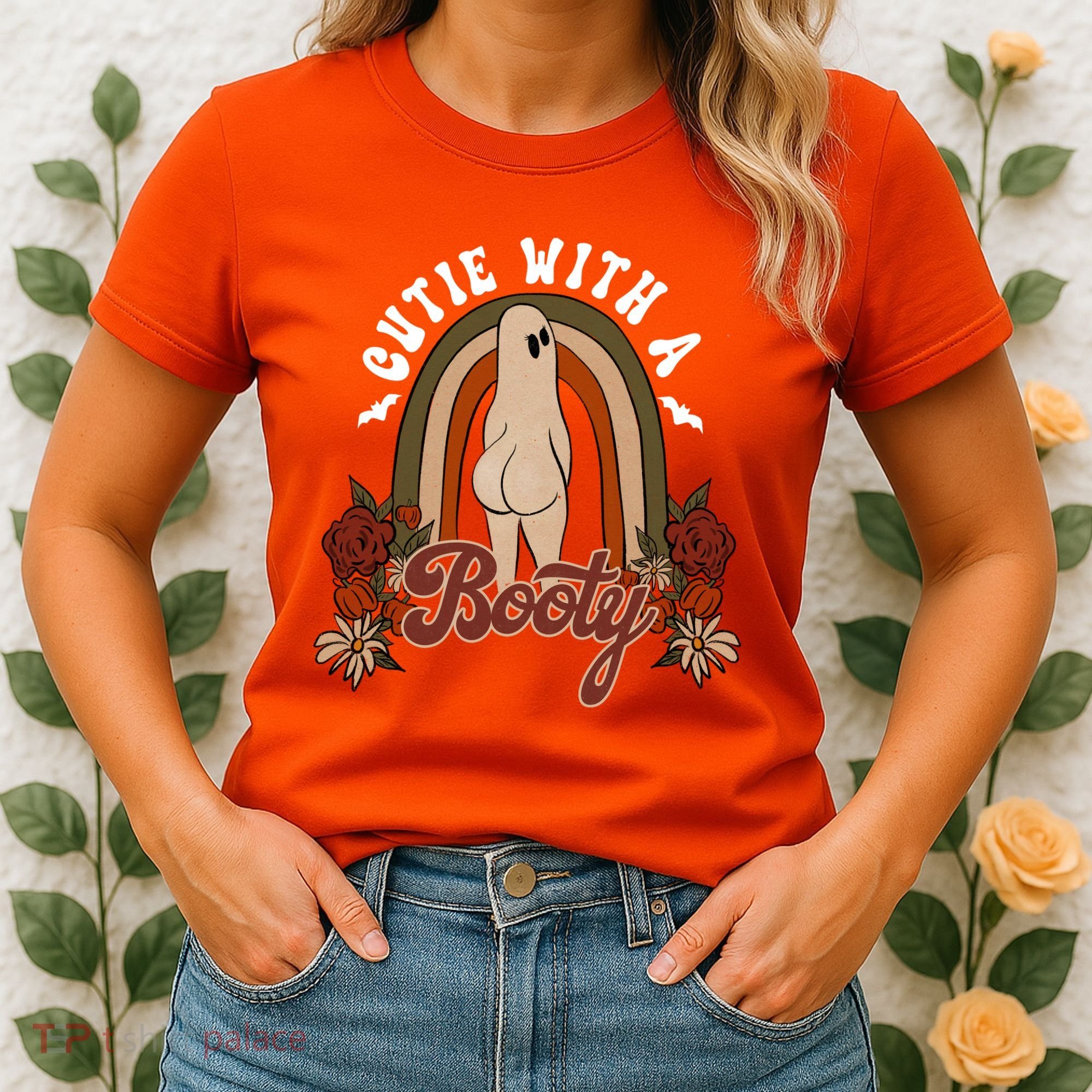 Cutie With A Booty Funny Halloween Fall Women's T-Shirt
