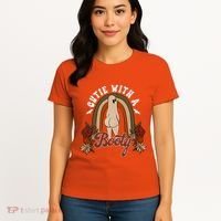 Cutie With A Booty Funny Halloween Fall Women's T-Shirt thumb 4