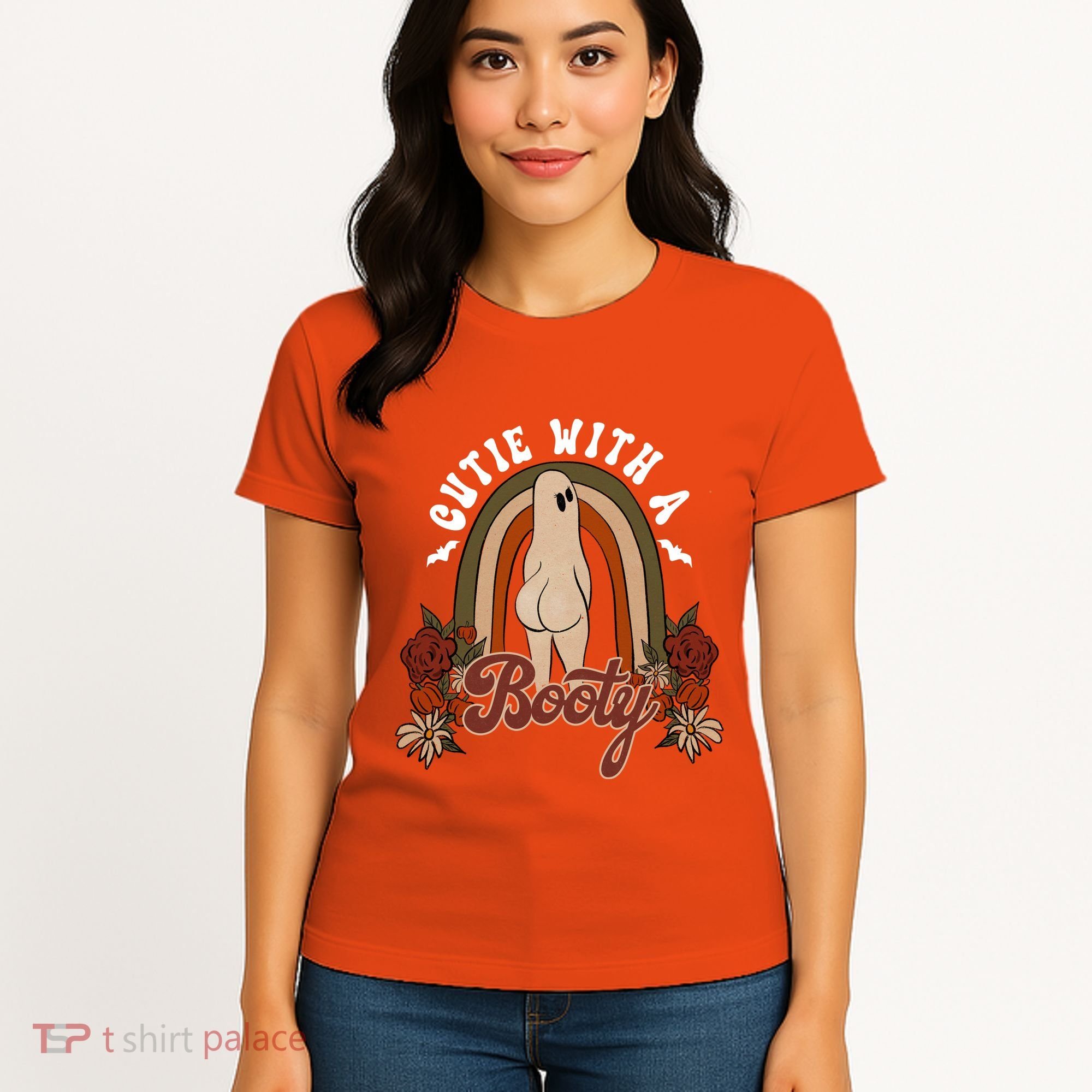 Cutie With A Booty Funny Halloween Fall Women's T-Shirt