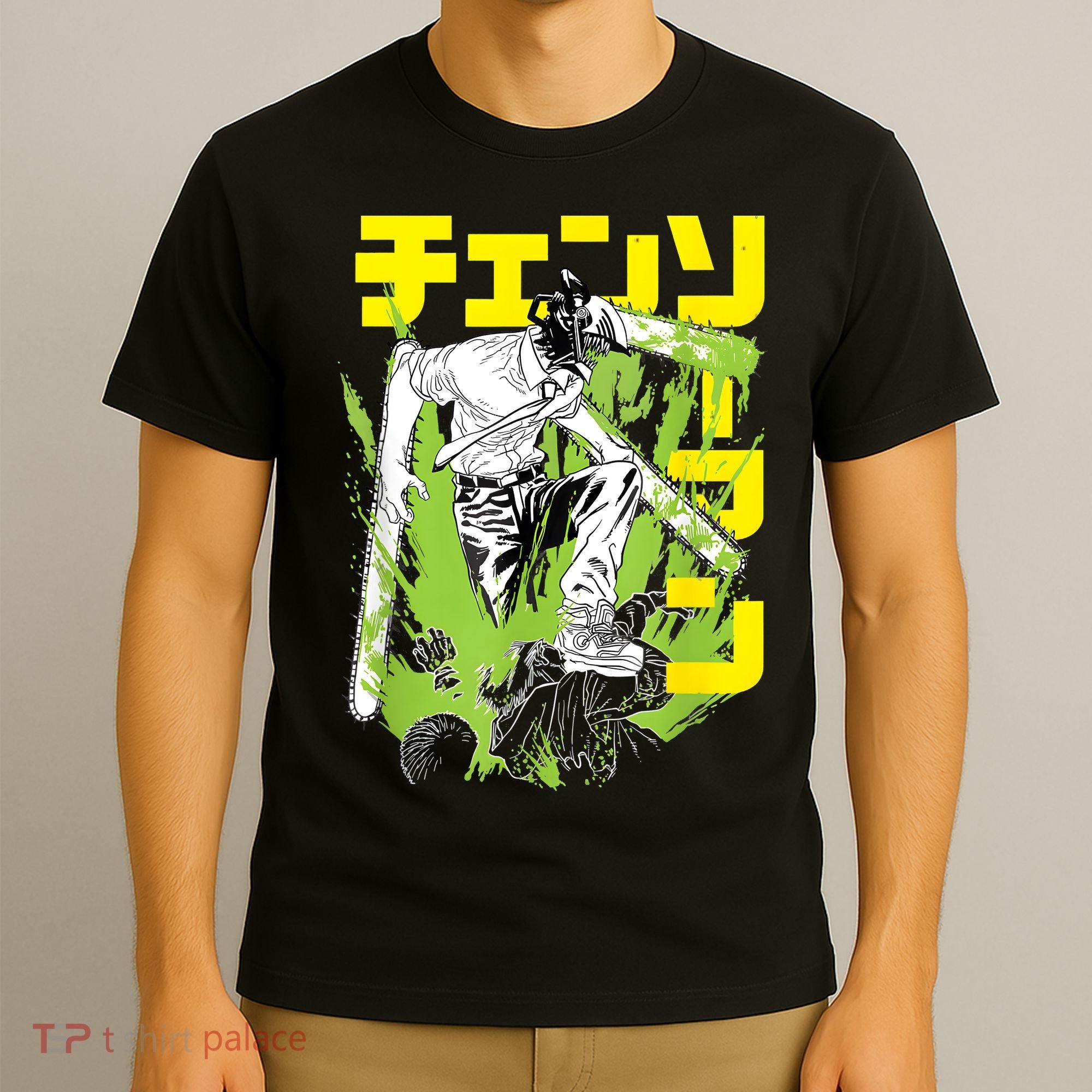 Chainsaw Warrior Anime Retro Vintage T-Shirt