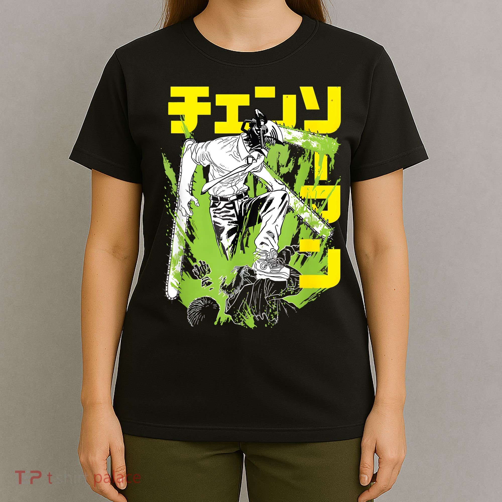 Chainsaw Warrior Anime Retro Vintage T-Shirt