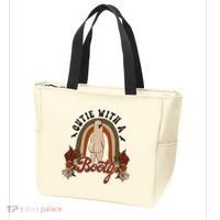 Cutie With A Booty Funny Halloween Ghost Tote Bag thumb 3