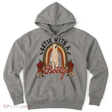 Cutie With A Booty Funny Halloween Ghost Hoodie