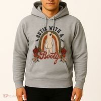 Cutie With A Booty Funny Halloween Ghost Hoodie thumb 2