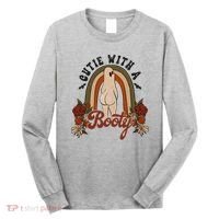 Cutie With A Booty Funny Halloween Ghost Long Sleeve Shirt thumb 0