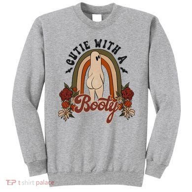 Cutie With A Booty Funny Halloween Ghost Sweatshirt