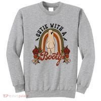 Cutie With A Booty Funny Halloween Ghost Sweatshirt thumb 0