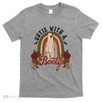 Cutie With A Booty Funny Halloween Ghost T-Shirt thumb 0