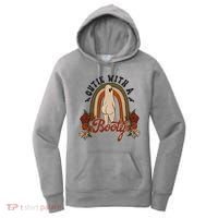 Cutie With A Booty Funny Halloween Ghost Women's Hoodie thumb 0