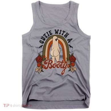 Cutie With A Booty Funny Halloween Ghost Tank Top