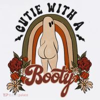 Cutie With A Booty Funny Halloween Ghost Visor thumb 3