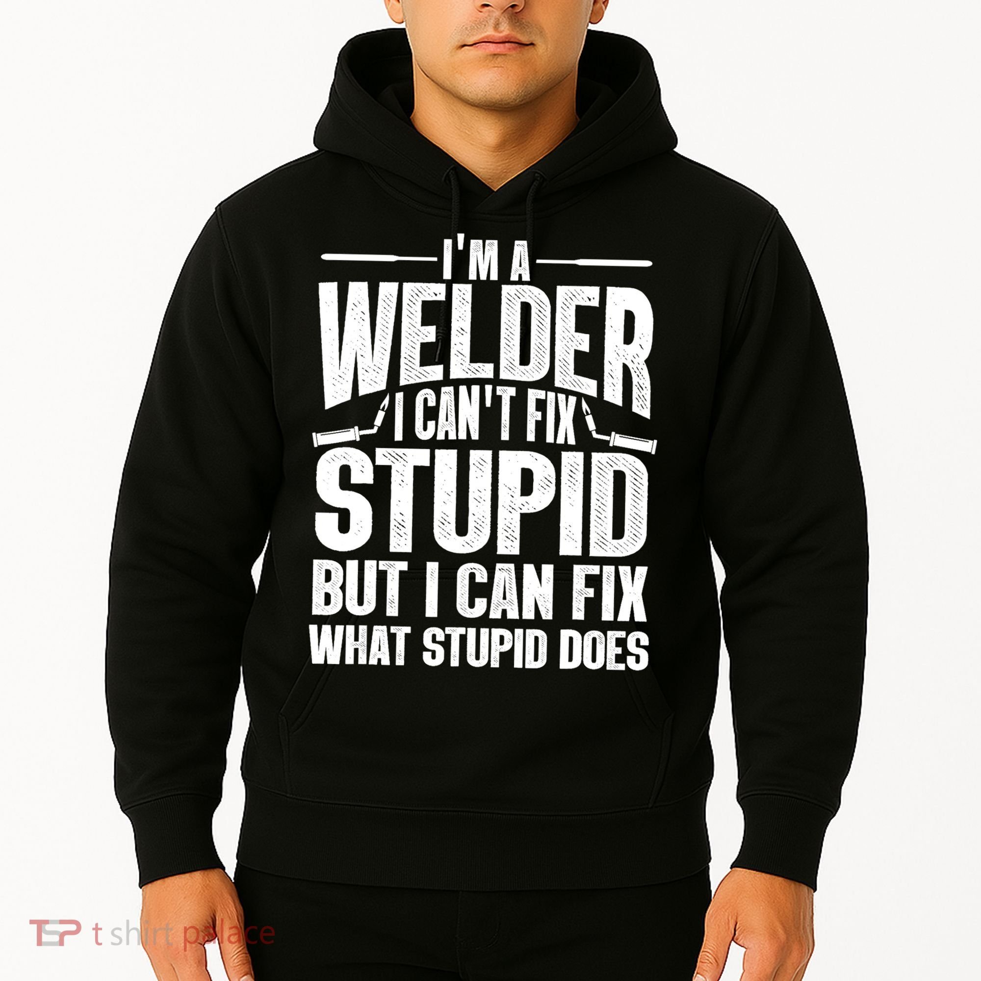 Cool Welding Art Welder Iron Worker Pipeliner Hoodie
