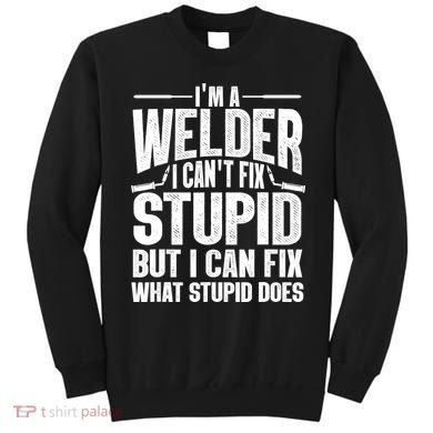 Cool Welding Art Welder Iron Worker Pipeliner Sweatshirt