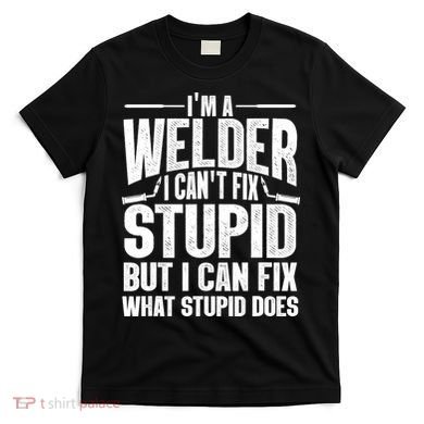 Cool Welding Art Welder Iron Worker Pipeliner T-Shirt