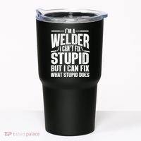Cool Welding Art Welder Iron Worker Pipeliner Tumbler thumb 0