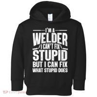 Cool Welding Art Welder Iron Worker Pipeliner Toddler Hoodie thumb 0