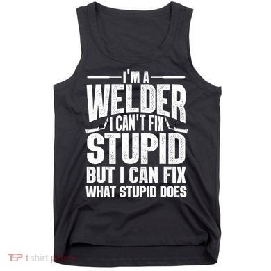 Cool Welding Art Welder Iron Worker Pipeliner Tank Top