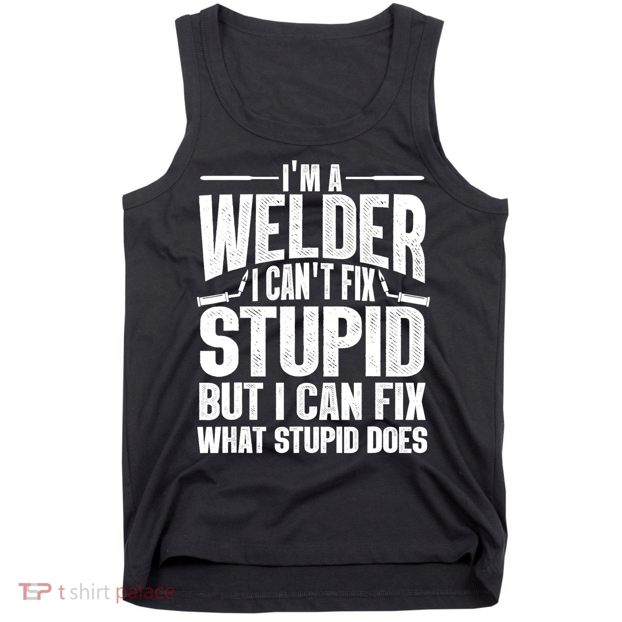 Cool Welding Art Welder Iron Worker Pipeliner Tank Top