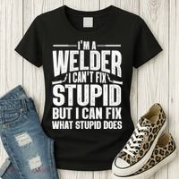 Cool Welding Art Welder Iron Worker Pipeliner Women's T-Shirt thumb 3