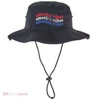 Cool Wavy America Vibes Fireworks Bucket Hat thumb 0