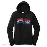Cool Wavy America Vibes Fireworks Women's Hoodie thumb 0