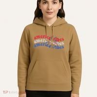 Cool Wavy America Vibes Fireworks Hoodie thumb 5