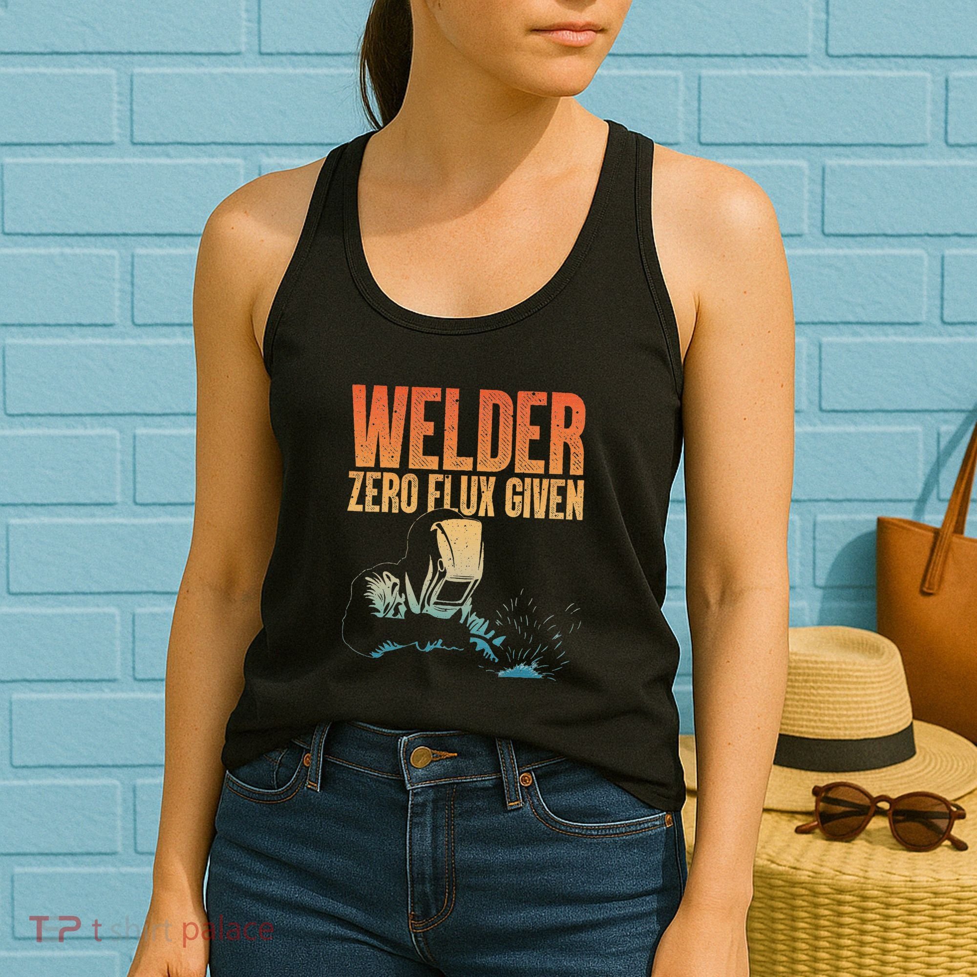 Cool Welder Art Migtig Welding Metal Lover Women's Tank Top