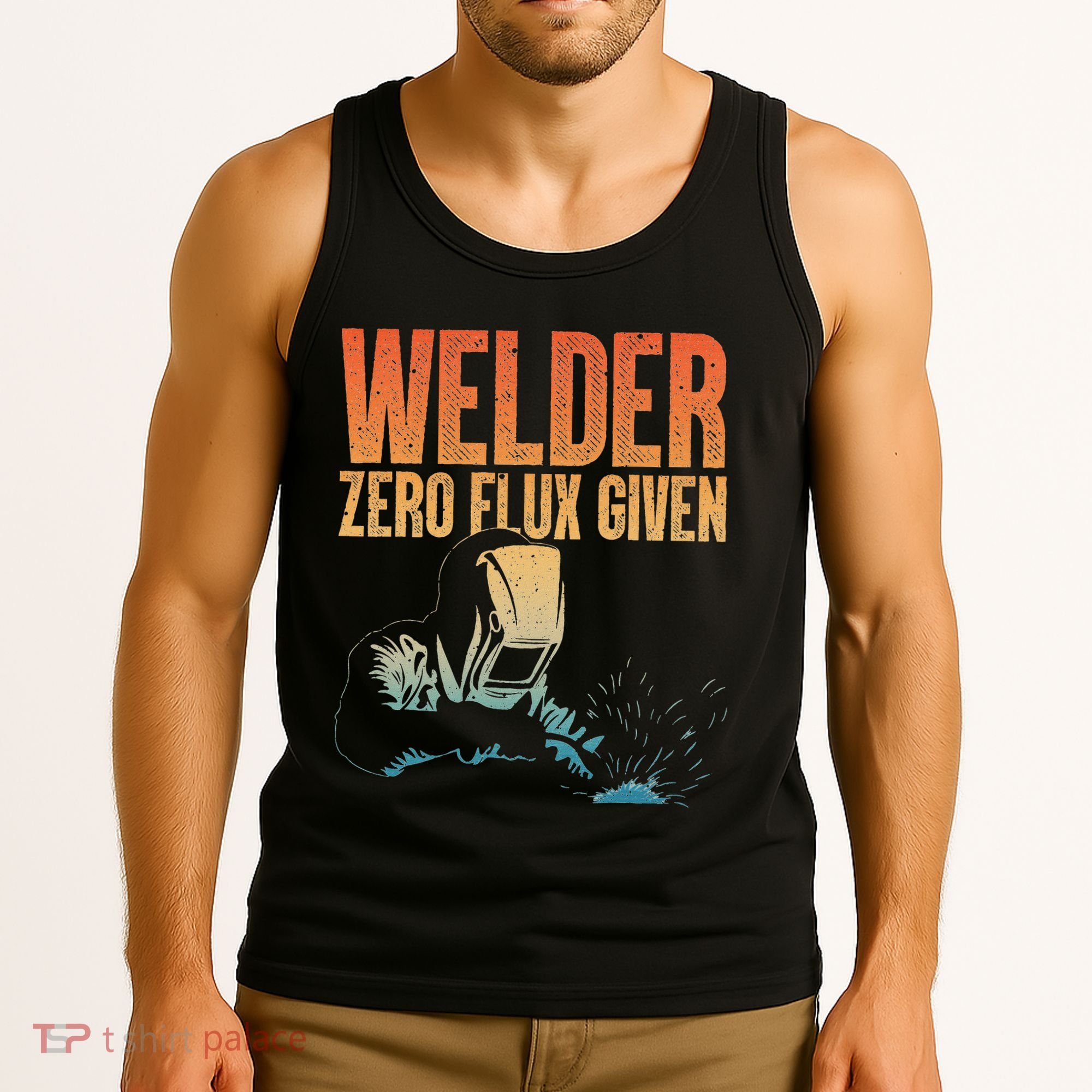 Cool Welder Art Migtig Welding Metal Lover Tank Top