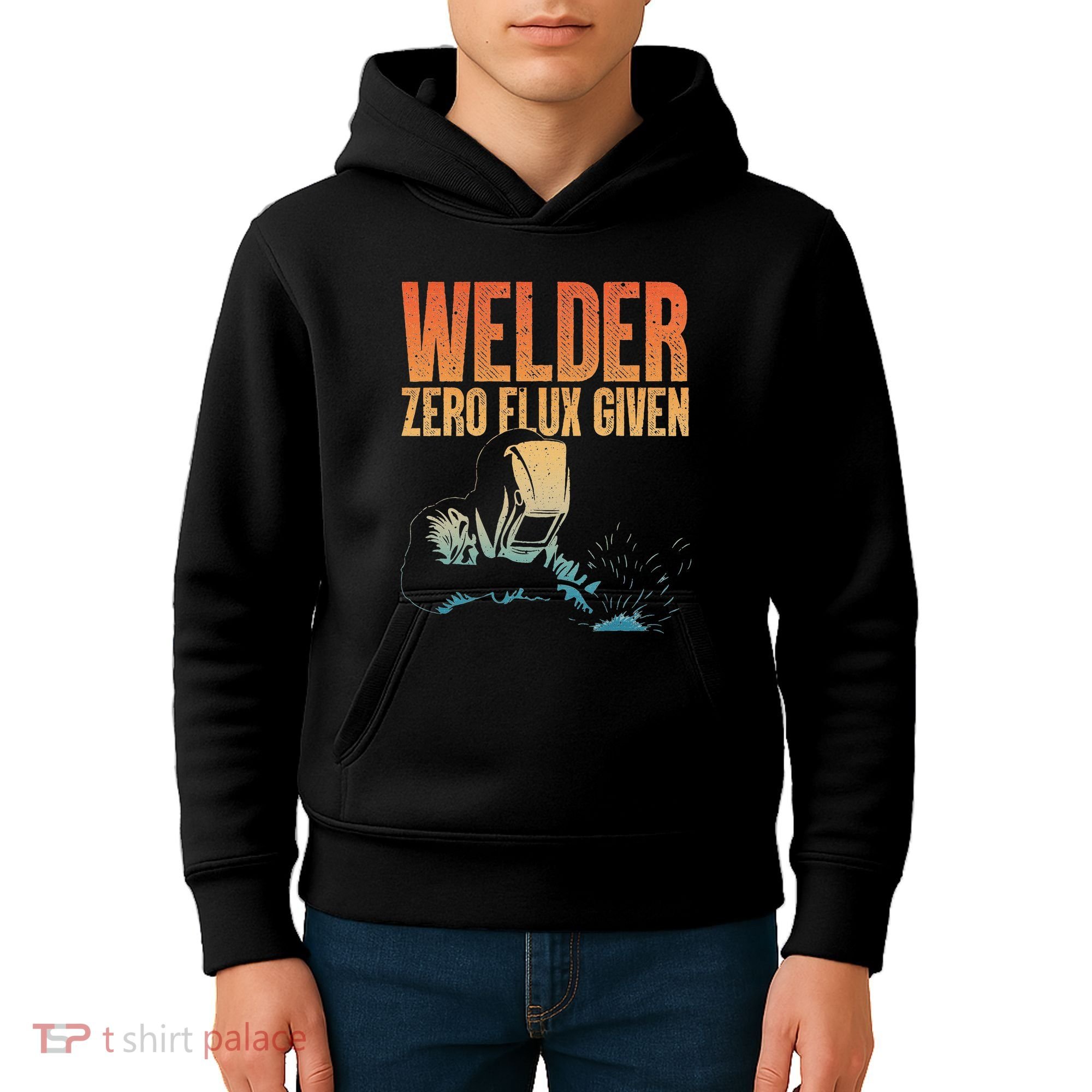 Cool Welder Art Migtig Welding Metal Lover Kids Hoodie
