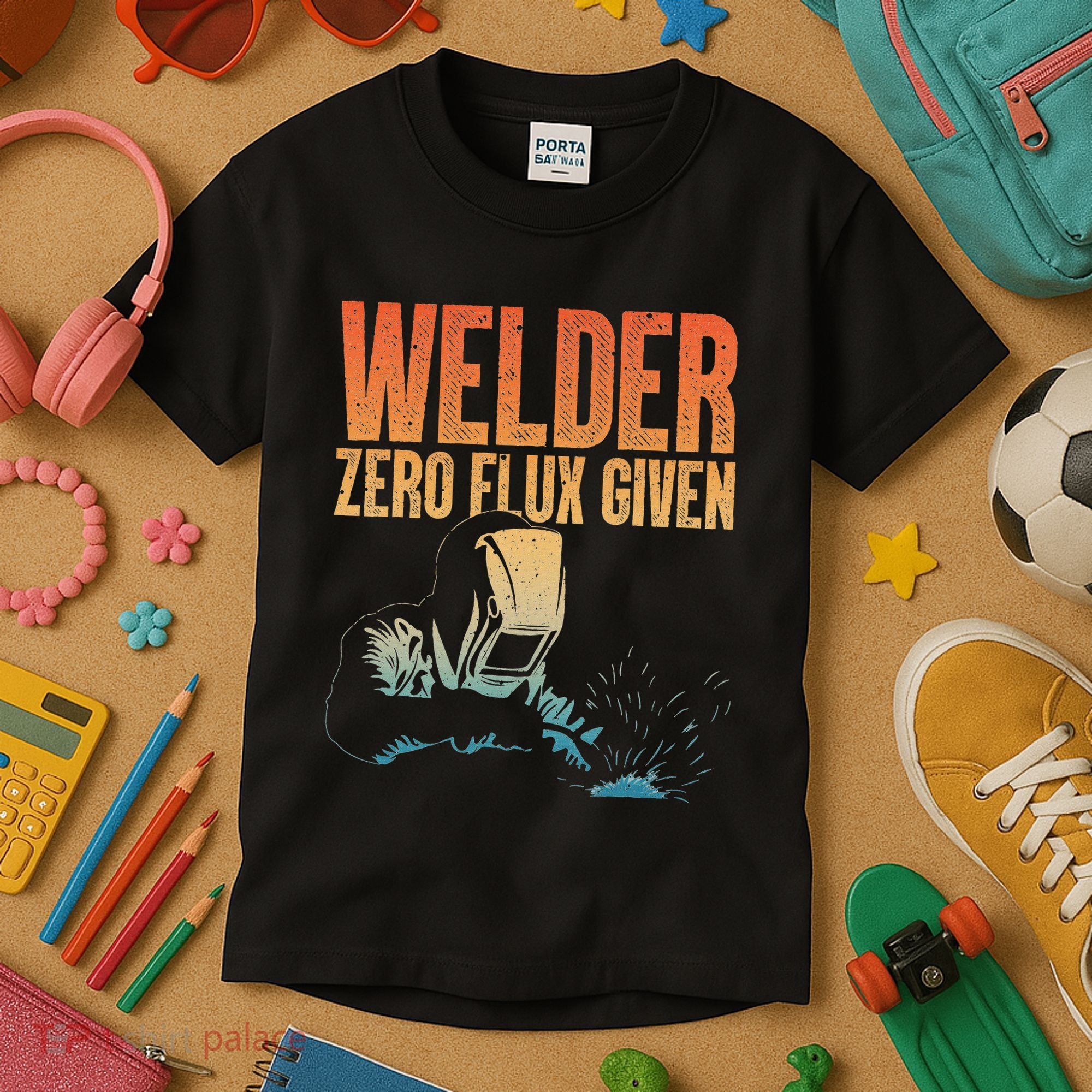 Cool Welder Art Migtig Welding Metal Lover Kids T-Shirt