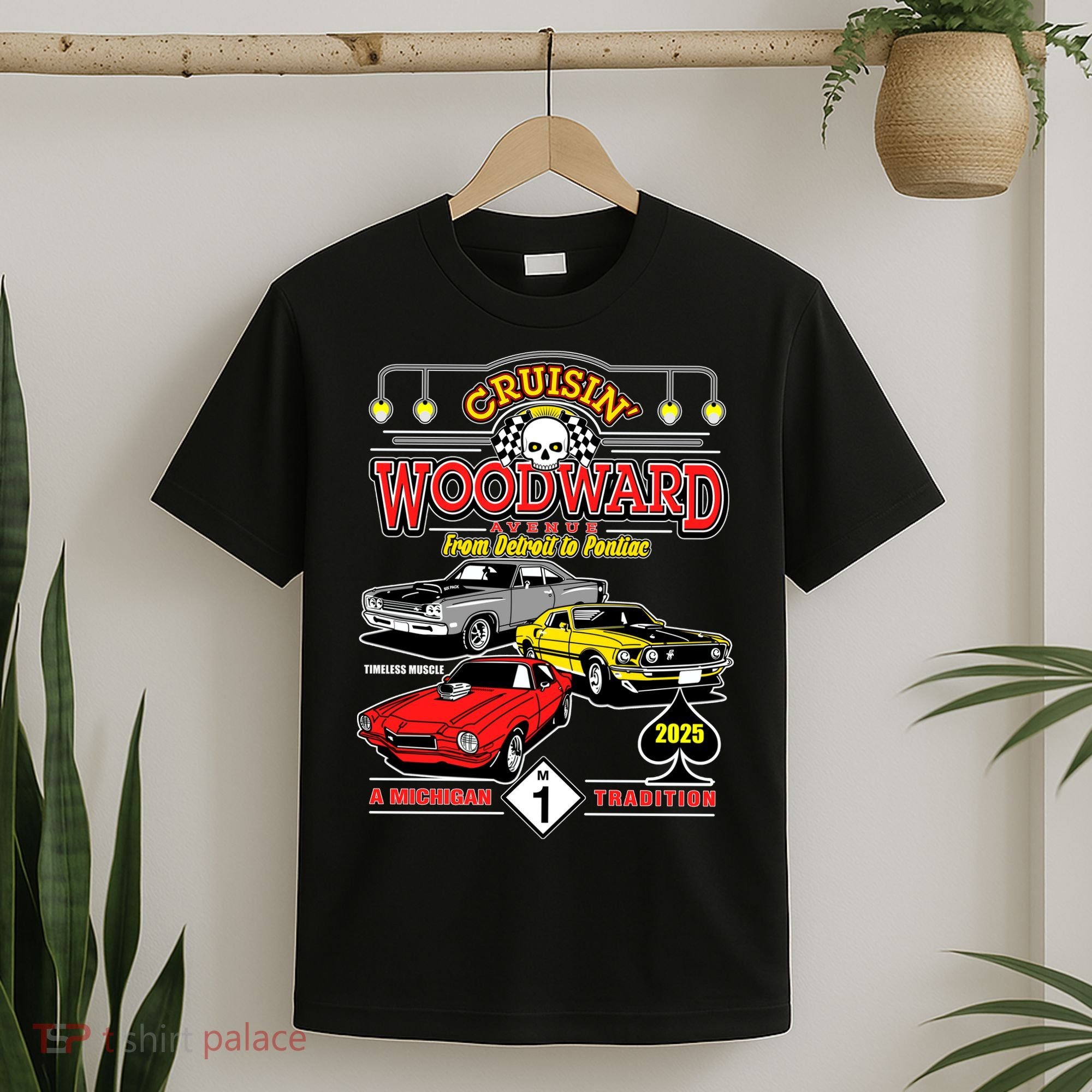 Crusin Woodward Avenue Timeless Muscle 2025 T-Shirt