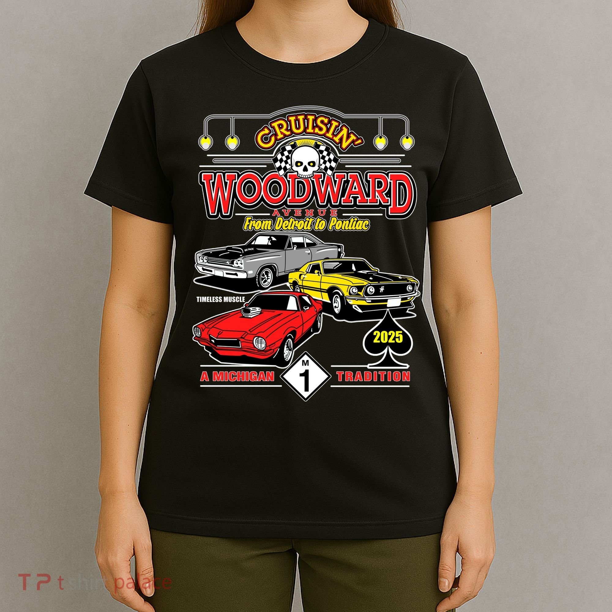 Crusin Woodward Avenue Timeless Muscle 2025 T-Shirt