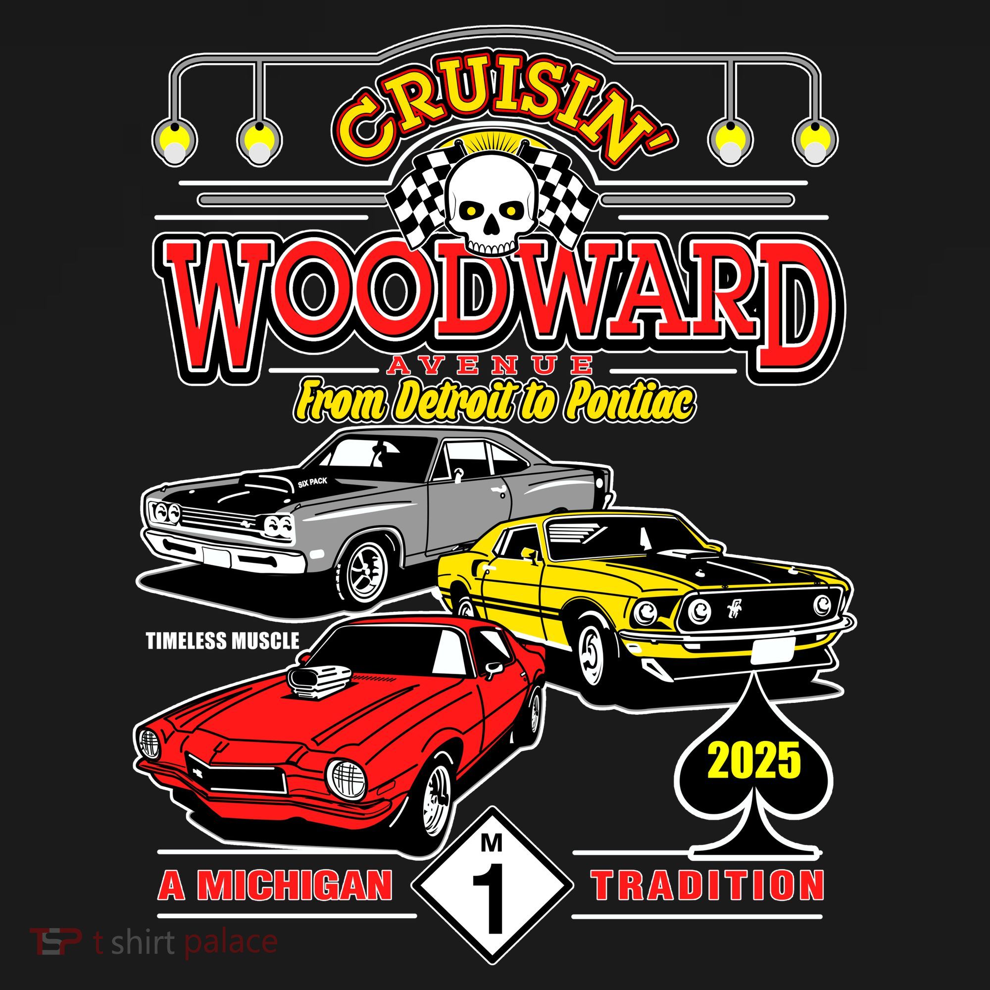 Crusin Woodward Avenue Timeless Muscle 2025 Coaster