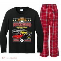 Crusin Woodward Avenue Timeless Muscle 2025 Kids Long Sleeve Plaid Pajama Set thumb 0