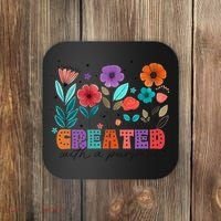 Created With A Purpose Jesus Christian Flower Wildflower Coaster thumb 0